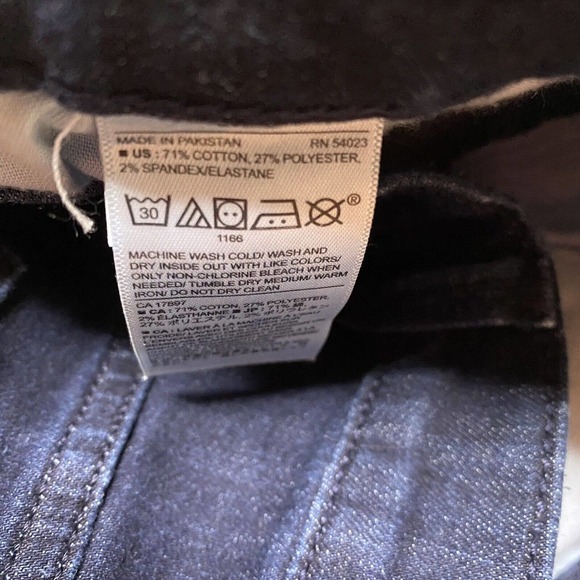 Banana Republic High Rise Skinny stretch Jeans Women's 30/10 Dark Wash Raw Hem - Picture 5 of 8